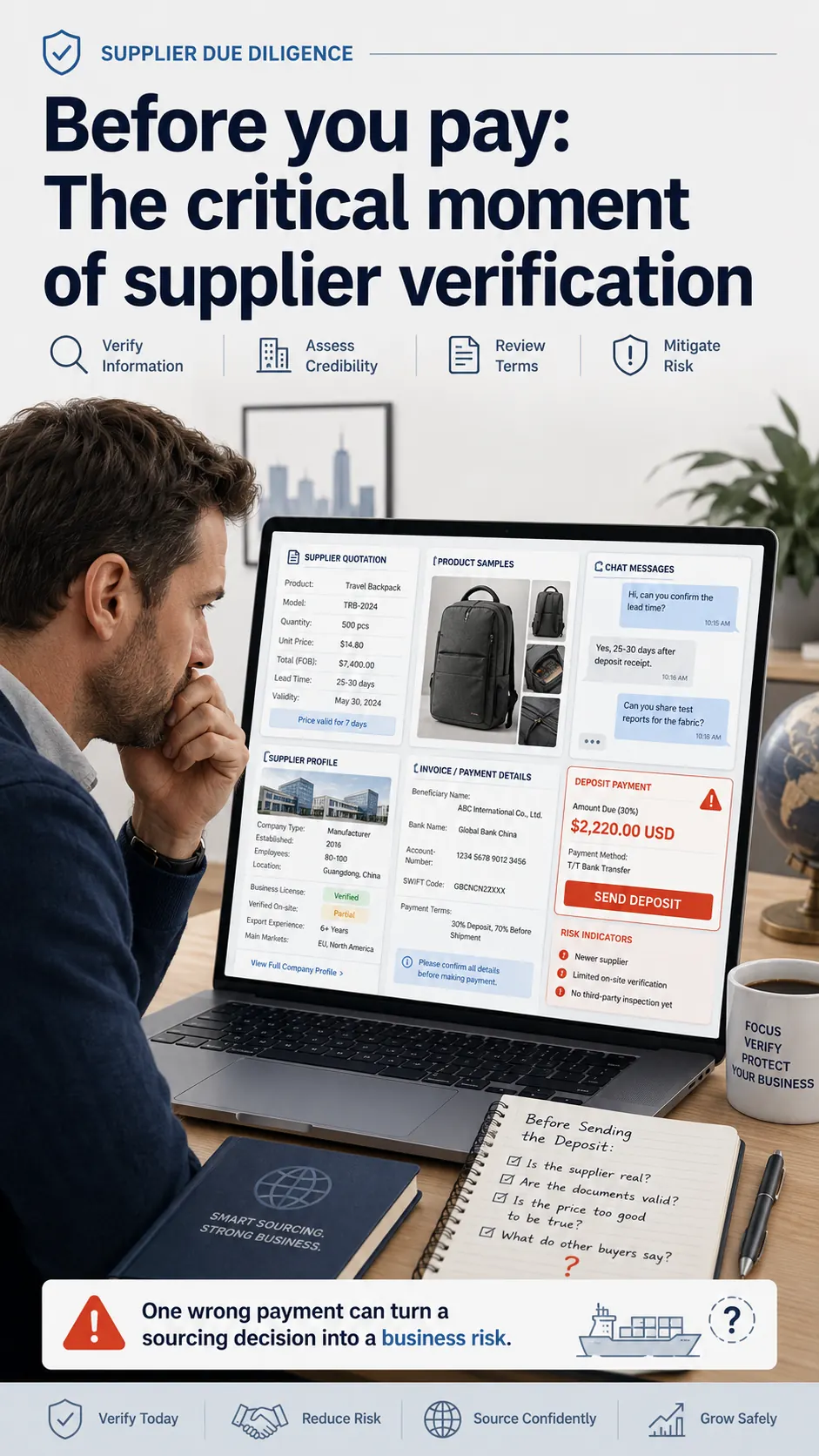 Before you pay: the critical moment of supplier verification